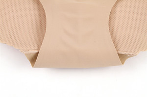 Pantalones de cintura alta con cojín para Realce de cadera, <span class=keywords><strong>ropa</strong></span> moldeadora de glúteos falsa, peach, bragas adelgazantes - Product Image 2