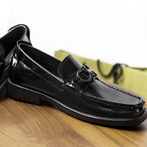 Chaussures habillées classiques pour hommes, idéales pour mariage et soirée, à bout pointu, à lacets, en cuir véritable, antidérapantes, respirantes, pour le bureau et les occasions formelles - Product Image 2