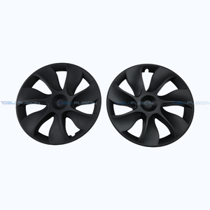 Enjoliveurs de roue pour Tesla Model Y 2020-2026, 19 pouces, style turbine, noir mat, pour modification automobile, 4 pièces - Product Image 4