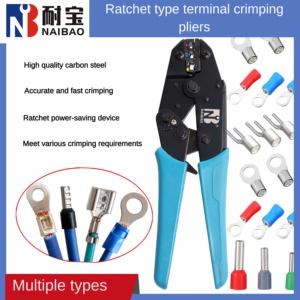 คีมย้ำหางปลาเปลือย HS-10A 9นิ้วคีมย้ำหางปลาเครื่องมืออเนกประสงค์ - Product Image 2