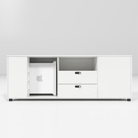 Chaise de bureau moderne de style Wabi-sabi simple et luxueuse en MDF avec table d'appoint