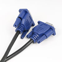 Kabel Monitor VGA ke VGA Grosir Kustom 15 Pin Male to Male untuk Koneksi Komputer PC Proyektor