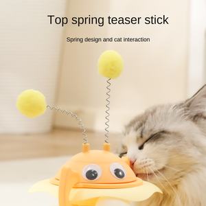 Orijinal kedi oyuncak arı Tumbler dönen eğlence plaka yavru kendini kabartma pikap Bite dayanıklı çizilmeye dayanıklı plastik - Product Image 5