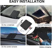 Kit de panneaux solaires flexibles ETFE personnalisés 25W avec contrôleur MPPT, chargeur et mainteneur de batterie solaire 12V pour voiture, camping-car, bateau, toit
