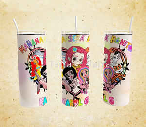 Aiya ersonalizado West ewest tytyle 20 oz ararol ichichota uublimation tratraight umumbler rap arol Z 20 z kinny rap umbler - Product Image 3