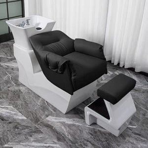 Hair Washing Station Massage <b>Bed</b> Hair Salon Furniture Shampoo <b>Bed</b> Washing Shampoo Chair With Bowl - Product Image 3