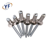 Vente en gros de rivets étanches personnalisés rivet aveugle anodisé rivet à tête dôme en acier aluminium
