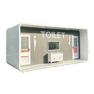 Toilettes portables en panneaux sandwich, modernes et écologiques, pour les attractions touristiques - Product Image 4
