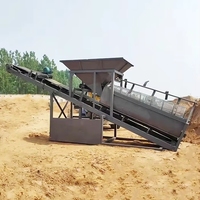 Machine de criblage vibratoire linéaire industrielle robuste pour la séparation de minerai, sable et gravier, avec roulement, boîte de vitesses et pompe, haute efficacité, 380V, longue portée