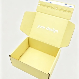 Caja de Cartón Corrugado Plegable y Autosellable de Fábrica, Embalaje de Cartón Reciclable, Cajas de Envío con Impresión UV - Product Image 3