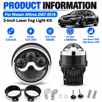 Pare-chocs avant, projecteur laser LED Tri Matrix de 3 pouces, feux antibrouillard pour Nissan Altima 2007-2018, 12V 24V, éclairage automobile, accessoires automobiles