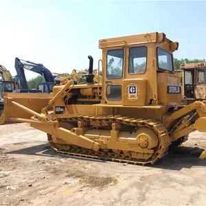 Équipement de machines de construction utilisé Caterpillar D6D D6G D6R Bulldozers sur chenilles Vente chinoise bon marché avec moteur central en stock - Product Image 1