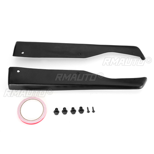 Carbon Fiber <b>Car</b> Side Rear Bumper Lip <b>Diffuser</b> Splitter Wrap <b>Diffuser</b> Spoiler Canard Side Aprons for Subaru Impreza WRX Sti 4Dr - Product Image 3