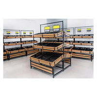 Nieuw Ontwerp Houten Fruitgroente Display Boomgaard Bakken