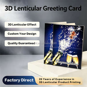 Tarjeta de Felicitación Lenticular 3D con Imagen Animada en Estéreo <span class=keywords><strong>para</strong></span> el Día de la <span class=keywords><strong>Madre</strong></span>, Tarjeta de Regalo con Sobre a Juego - Product Image 1