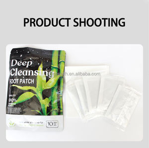 Lot de 10 patchs et coussinets de spa pour les pieds aux herbes, nettoyage en profondeur et détoxification, pour le soulagement du stress - Product Image 3