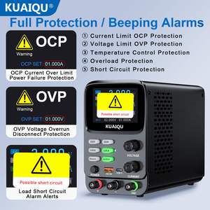 KUAIQU 5 cifre di alimentazione regolabile programmabile 30V <span class=keywords><strong>10A</strong></span>, 0,001a Tester di simulazione batteria, Display iperbolico OCP OVP di uscita - Product Image 6