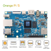 Orange Pi 5 4 Go/8 Go/16 Go Module PCIE RK3588S WiFi+BT externe SSD Gigabit Ethernet Ordinateur monocarte Exécute Android Debian OS