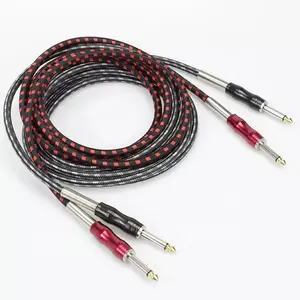 Kabel Speaker 6.35 Kabel Gitar Listrik Gitar 3M 6M 10M Kabel Instrumen Noise Rendah