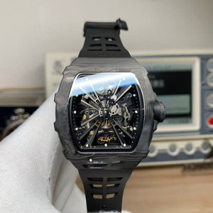 Classic Luxurious <b>Black</b> NTPT Carbon Fiber 1201 Top-quality Tourbillon Automatic Mechanical <b>Watch</b> for Men - Product Image 1