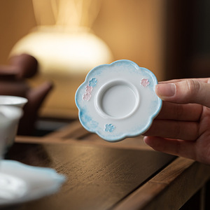 Hand Painted Ceramic <b>Teacup</b> With Saucer Porcelain Tea Set Accessory For Afternoon Tea - Product Image 2