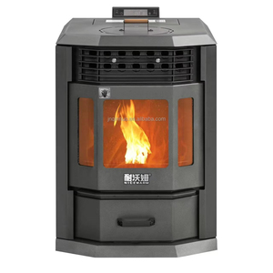Modern Industrial Design Free-Standing Cold Rolled Steel Wood Pellet <b>Stove</b> 94% Efficiency Smoke-Free Eco-Friendly Outdoor - Product Image 1
