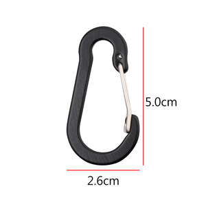 Mousqueton de montagne en alliage d'aluminium durable pour sac à dos, avec suspension de bouilloire, à ressort compressé, pour extérieur, RTS, commande mixte en vrac - Product Image 2