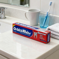 Orbit & White Personnalisable 100g Original Menthe Fluorure Herbal Dentifrice Formule Enzymatique Blanchiment Efficace Réduire Les Dents Dent