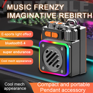 Nuevo Altavoz Portátil <span class=keywords><strong>K5</strong></span> 2026 con RGB, BT5.4, Efectos de Luz, Máximo 32G, Aleación de Zinc Resistente, IPX6 Impermeable, Carga Inalámbrica, Pantalla - Product Image 4