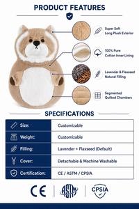 Jouet en peluche doux pour thérapie chaude et froide, vente en gros directe usine, pour adultes et enfants, cadeau <span class=keywords><strong>de</strong></span> Noël, soin quotidien relaxant pour la maison en hiver - Product Image 6