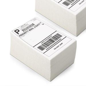 Nhãn vận chuyển nhiệt trực tiếp-Gói nhãn nhiệt 4x6 500 Fanfold với chất kết dính đục lỗ và mạnh mẽ - Product Image 5