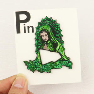 Metal Brooch Badge Lapel Pin Saintess Enamel Pin Hat Brim Clip Custom Mexico Cowboy Hat Pins <strong>San</strong> <strong>Judas</strong> - Product Image 3