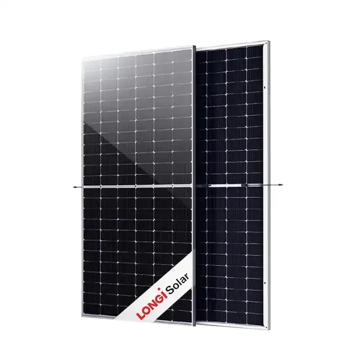 Longi solar módulo fotovoltaico antipolvo 590W 595W 600 Watt paneles solares 600 W sin barra colectora y Marco