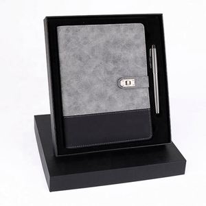 Cuaderno de Piel Sintética de Lujo y Alta Calidad con Juego de Bolígrafos de Regalo - Product Image 1