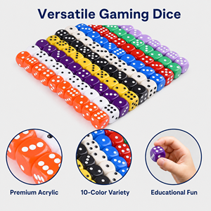 <span class=keywords><strong>Dadi</strong></span> da Gioco in Acrilico di Alta Qualità, Personalizzabili, 16mm, Forma Arrotondata, Varie <span class=keywords><strong>Dimensioni</strong></span> Disponibili - Vendita all'Ingrosso Diretta dalla Fabbrica - Product Image 4