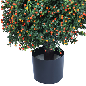 Plante artificielle avec boule topiaire à fruits blancs Bonsaï <span class=keywords><strong>Petit</strong></span> arbre Plantes artificielles pour la décoration intérieure et extérieure <span class=keywords><strong>de</strong></span> la maison - Product Image 6