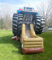 Château gonflable commercial, château gonflable Monster Truck avec toboggans