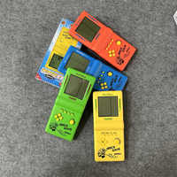 Jouets éducatifs en gros blocs russes Console de poche jeu nostalgique avec 23 jeux de construction de briques de puzzle rétro intégrés