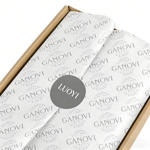 Papel de Regalo Personalizado al por Mayor, Recubierto, a Prueba de Humedad, de una Sola Cara, con Logotipo Impreso, Color Morado - Product Image 1