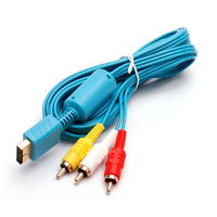 Câble audio vidéo AV 1,8 m vers RCA pour PS1/PS2/ Mâle-Femelle en stock