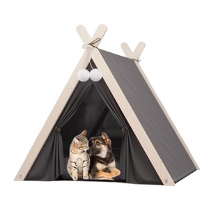 Fabricante al por mayor protección del medio ambiente PP algodón acogedor perro casa aire acondicionado gato cama nido tipi gato cama - Product Image 2