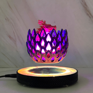 Lampe à œuf magnétique à lévitation RGB HCNT, décoration artistique 360° ° Lampe créative rotative en forme d'œuf de dragon flottant pour la décoration intérieure - Product Image 3