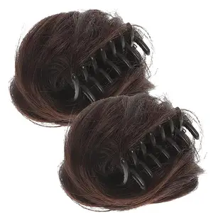 Groothandel Goedkope En Goede Kwaliteit Chignon Rommelige Hair Bun Extensions Paardenstaart Pruik Accessoire Zwart Bruin Kleur