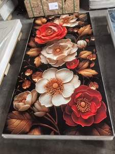 Panneau mural et plaque en marbre artificiel UV <span class=keywords><strong>de</strong></span> décoration intérieure, vente chaude, LT 1220*2440mm*5mm, <span class=keywords><strong>feuille</strong></span> <span class=keywords><strong>de</strong></span> plastique PVC haute brillance pour la maison - Product Image 4