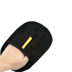 Gant électrostatique pour enlever les poils d'animaux, en polyester noir, pour chats, outil de nettoyage domestique - Product Image 1