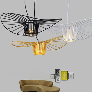 Plafonnier suspendu au design nordique, disponible en <span class=keywords><strong>noir</strong></span> et en forme de <span class=keywords><strong>chapeau</strong></span>, design moderne, éclairage d'intérieur, luminaire décoratif de plafond - Product Image 6