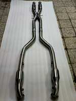 Stock prêt 2.5 ''X-Pipe No Drone No Rasp Supreme Stainless Steel Fitment Garanti Exhaust Mid Pipes pour BMW M3 E92