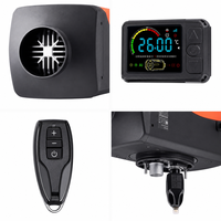 Chauffage de stationnement diesel portable 2KW-5KW 12V/24V, chauffage diesel à air avec écran LCD, faible consommation de carburant pour camion, camping-car, maison