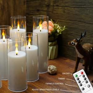Led <b>Candle</b> Lamp Electronic Battery Power <b>Candles</b> Flameless Flicke <b>Tea</b> <b>Candles</b> for Decor Wedding Decorative <b>Light</b> Bulk - Product Image 3