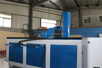 Centre d'usinage CNC 4 axes 1325 High Z 800MM pour gravure 2D 3D sur mousse EPS et bois, avec moteur PLC Syntec haute vitesse